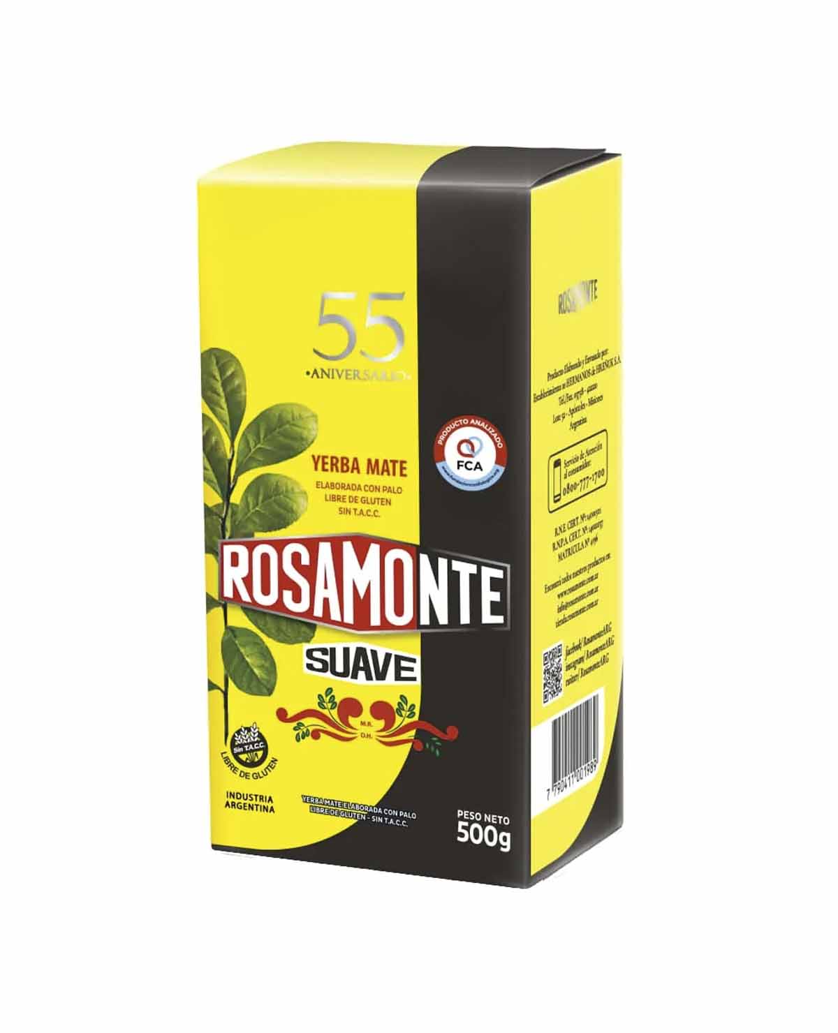 Yerba Mate Rosamonte Suave x 500 Gr